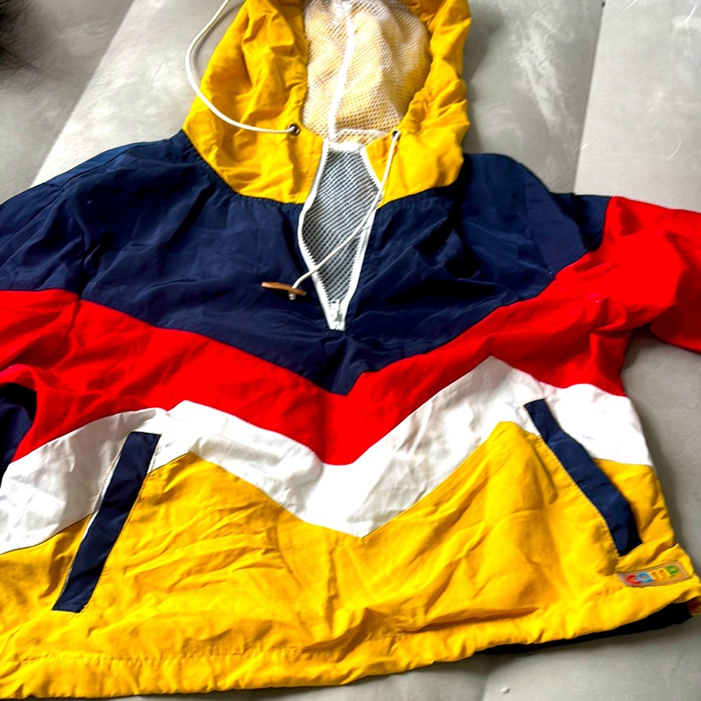 Colorful Hooded Windbreaker